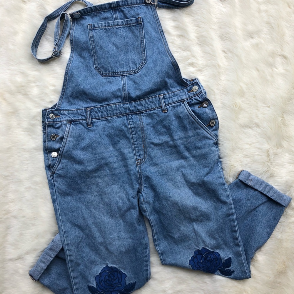 Please read! Denim overalls!